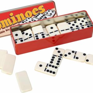 Schylling Double Six Dominoes Toy. 1 EA