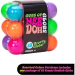 NeeDoh Teenie Globs - Mini Sensory Balls - 18 Pack