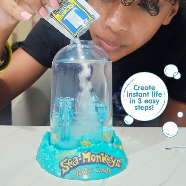 Sea-Monkeys? Magic Castle - World's Only Instant Pets? - Ages 6+ (Pack of 1)